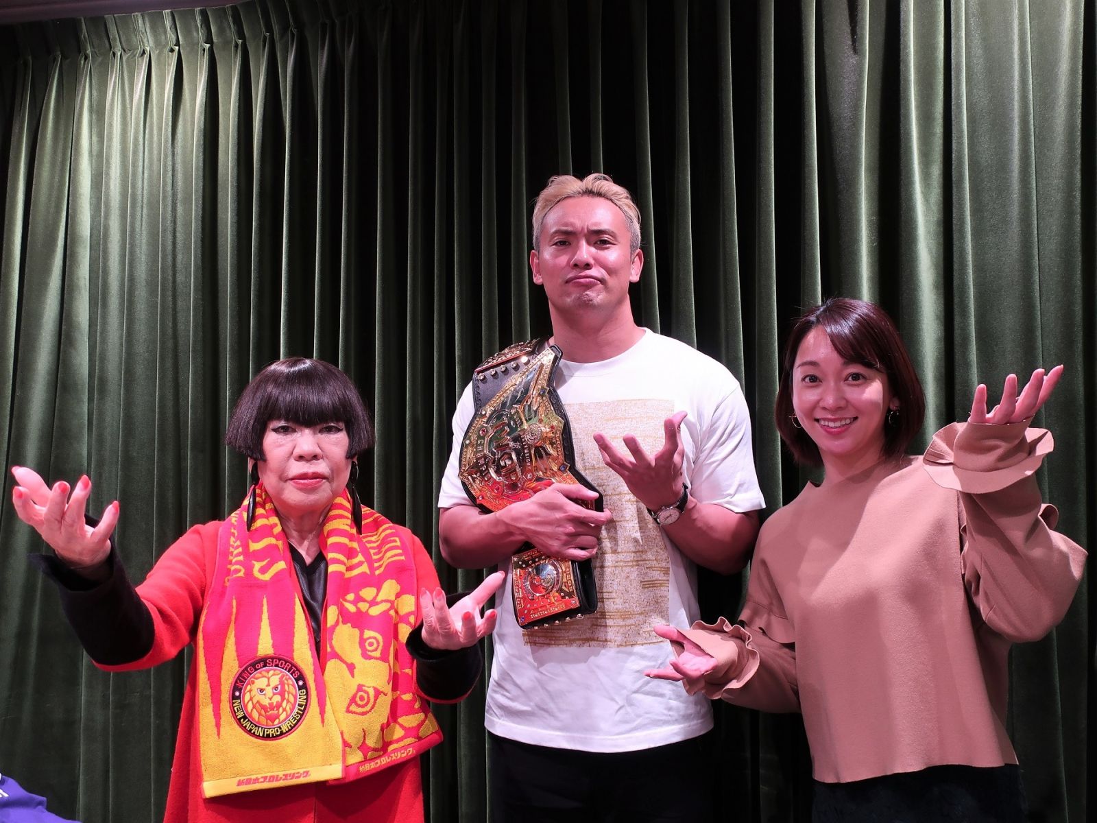 新日本プロレス所属 IWGP世界ヘビー級チャンピオン！ オカダ・カズチカ